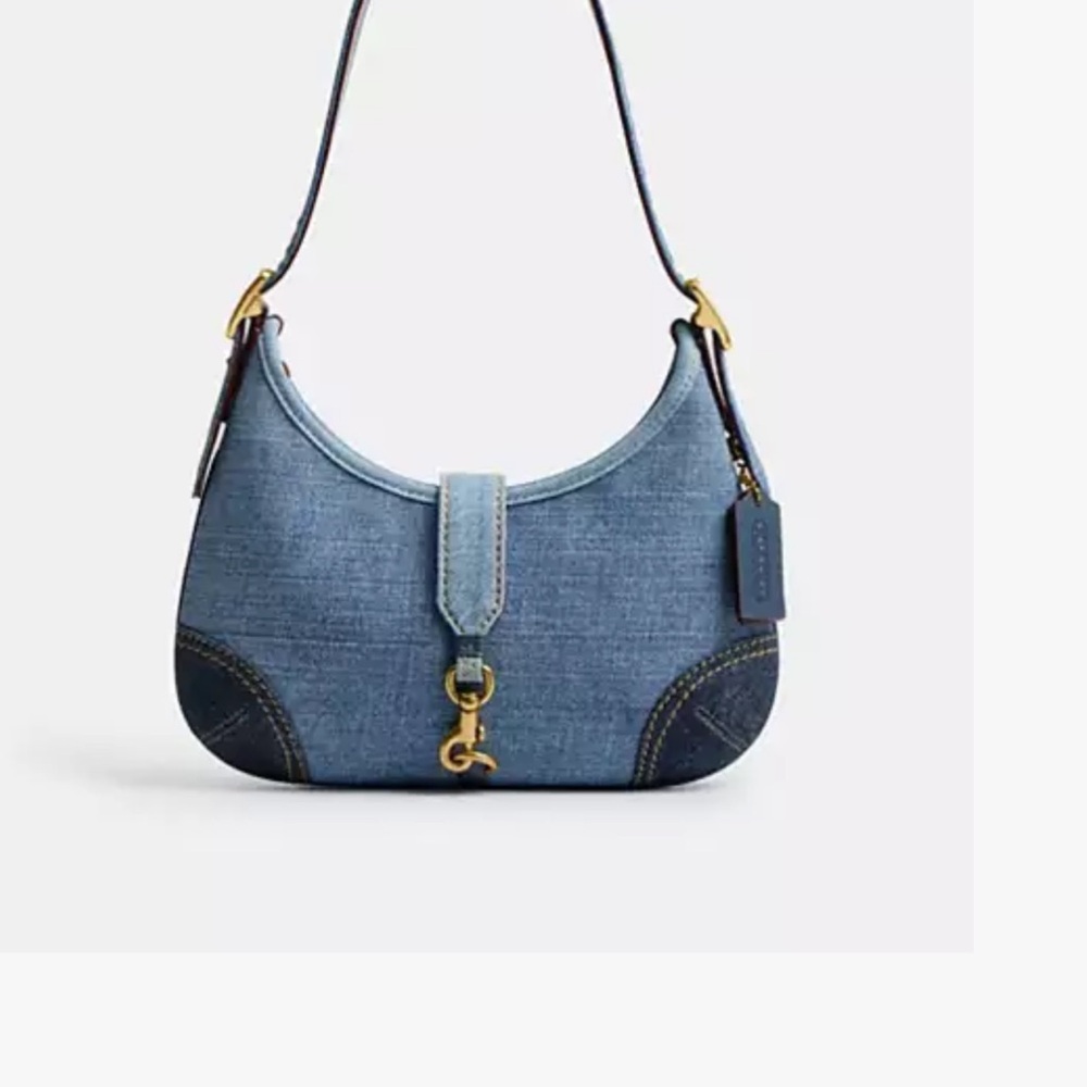Coach Hampton hobo denim